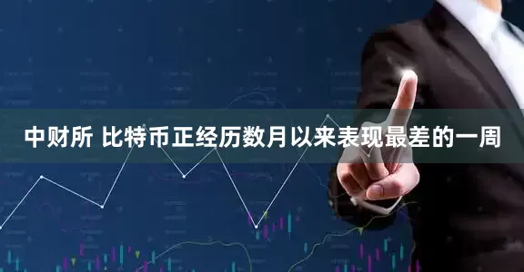 中财所 比特币正经历数月以来表现最差的一周